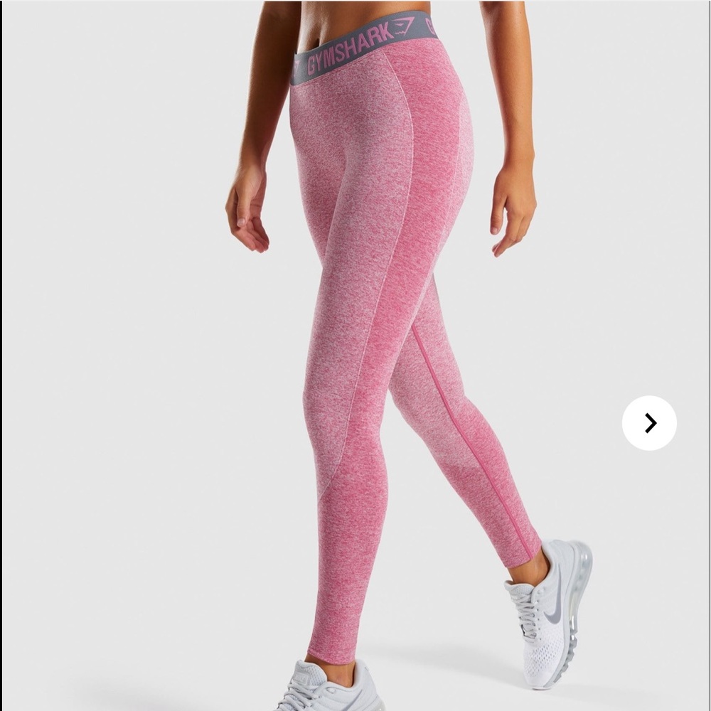 Gymshark pink and gray flex leggings XS